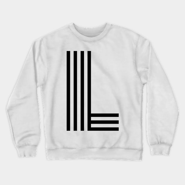 Alphabet L (Uppercase letter l), Letter L Crewneck Sweatshirt by maro_00